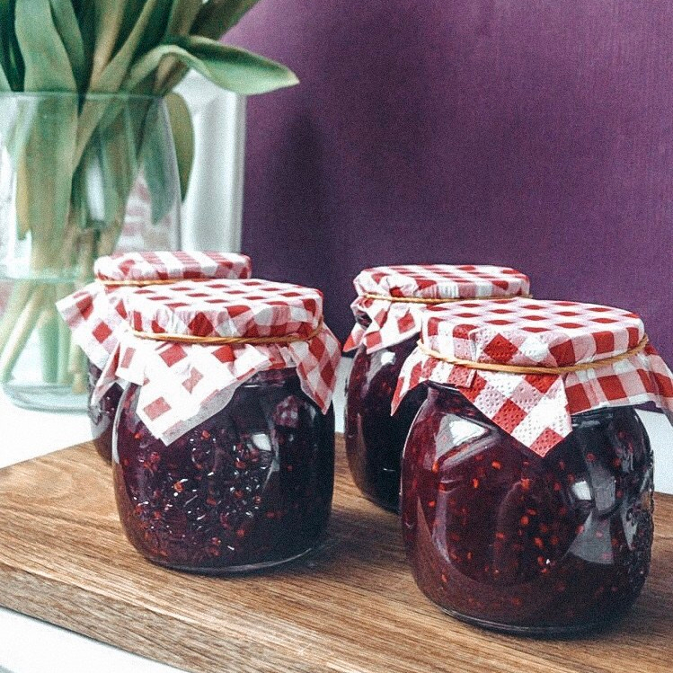 Brombeer Himbeer Marmelade: Konfitüre mit frisch gesammelten Himbeeren und&nbsp;Brombeeren